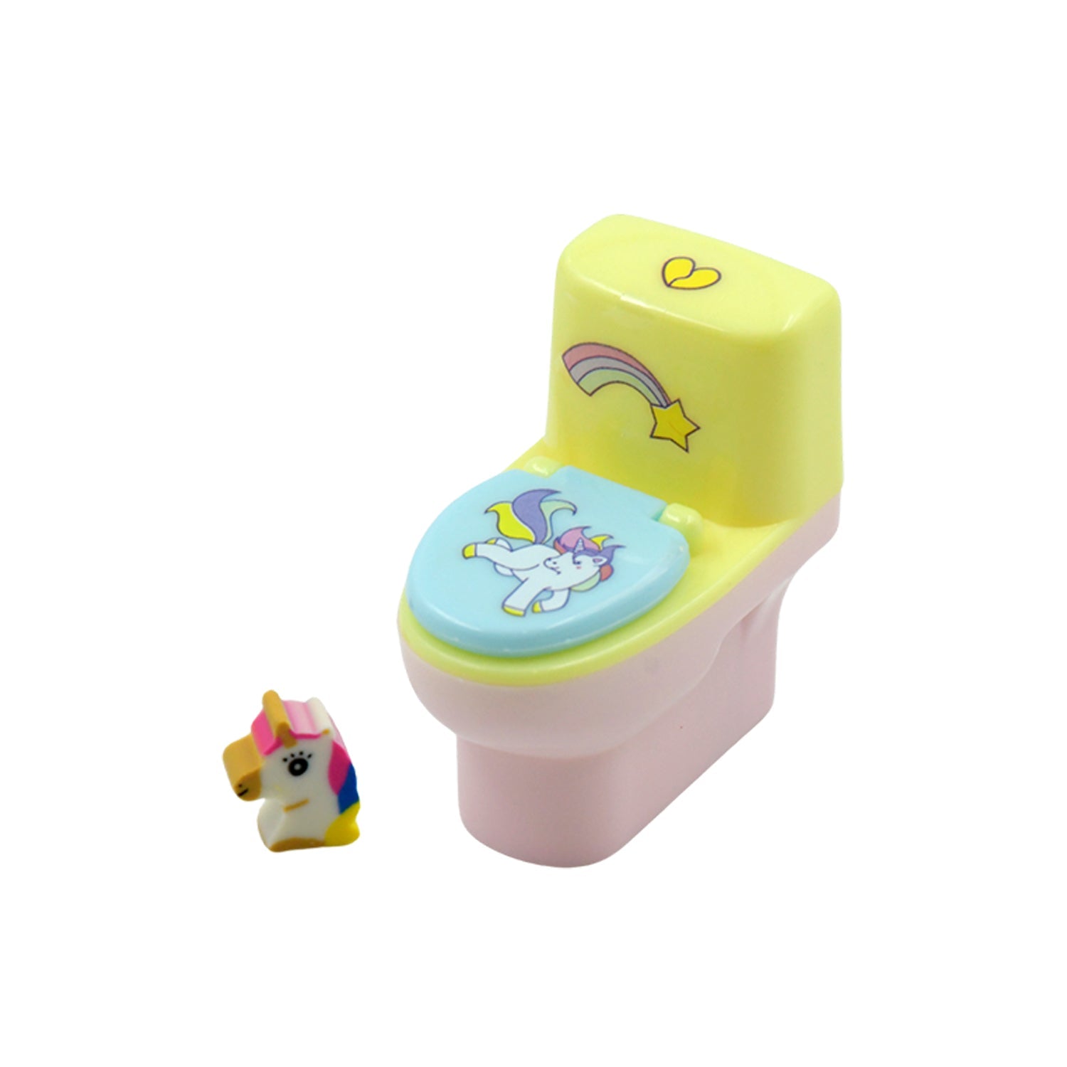 4556 Toilet Pencil Sharpener Plastic Pencil Sharpener Novelty Pencil Sharpener, Cute Cartoon, Stationery Gift, Small Toilet Shaped Sharpener with Eraser Wheel for School Kids (2 Pc Set) 4556 Toilet Pencil Sharpener Plastic Pencil Sharpener Novelty Pencil Sharpener, Cute Cartoon, Stationery Gift, Small Toilet Shaped Sharpener with Eraser Wheel for School Kids (2 Pc Set)